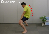 Sumo Exercise Inncorrect posture